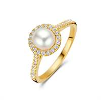Malibu Pearl Ring Forgyldt | Spirit Icons
