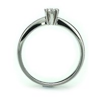 Solitaire ring med brillant
